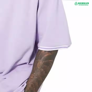 T-shirts Ringer Homme Grande Taille Coupe Ample en Polyester/Coton Anti-Plis Écologiques Personnalisables – Qualité Supérieure 2025 - Product Image 2