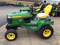 Cortacésped John Deere de 2 tiempos, industrial, de alto rendimiento, a gasolina, con control remoto, tractor cortacésped con control eléctrico, 125cc, 200L