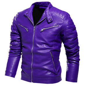 Veste en cuir pour hommes, veste d'hiver coupe-vent respirante pour adultes, vestes en cuir de haute qualité, bombardier, vente à chaud - Product Image 2