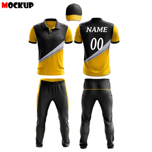 Uniforme de cricket sur mesure pour hommes et femmes, jersey et short en polyester léger sublimé, séchage rapide, respirant - Product Image 4