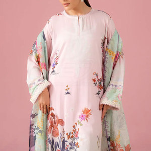 Traje Pakistaní Informal Ligero de 2 Piezas en Algodón, Talla Adulto, Shalwar Kameez de Algodón Pakistaní - Product Image 5