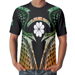 Ropa de uso diario con estampado bajo demanda KWAJALEIN, camiseta informal deportiva cómoda, personalización exclusiva, camiseta Vintage holgada para hombre - Product Image 1