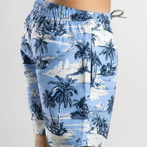 plus size 3D Printed elastic Drawstring Beach Swim Custom Polyester Beach <b>Shorts</b> Swimwear Cotton Jersey <b>Short</b> with Pockets <b>Short</b> - Product Image 3