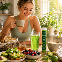 Comprimés effervescents multivitaminés à la vitamine C 1000mg, marque privée, OEM, pour les soins de santé
