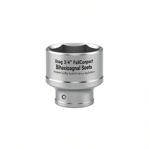 Usag 3/4'' FullContact Premium Quality Bi-Hexagonal <b>Socket</b> New Model with Various Applications - Product Image 2