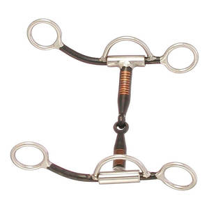 Osey Million Dollar Bit pour cheval 3 pièces en fil torsadé pour chien Bone Snaffle Embouchure avec corde Muserolle Stage Training Horse - Product Image 2