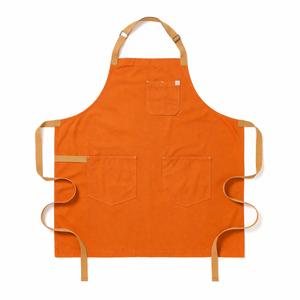 Canvas <b>Apron</b> Korean Fashion Anti-fouling Wear-resistant Canvas Home Western Restaurant Barista <b>Work</b> <b>Apron</b> - Product Image 6