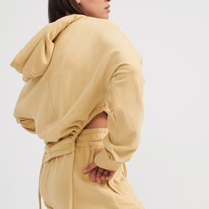 Sudadera con Capucha de Manga Farol Lisa Informal para Hombre, 100% Algodón, Gruesa para Invierno, con Apliques Estampados Personalizados, Gran Venta - Product Image 2