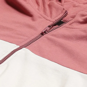 OEM Vêtements d'entraînement de course à pied d'hiver de haute qualité pour femmes Survêtement confortable à motif solide avec fermeture à glissière simple Marque privée - Product Image 4