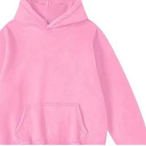 Sweatshirts pour femmes Fabricant Plus Size French Terry Crew Neck Printed Solid Knitted Casual Drop Hoodies Oversized Sweatshirt - Product Image 2