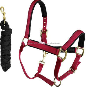 Breakaway de licou de cheval en nylon de qualité supérieure fait à la main avec du matériel en acier inoxydable au nickel Tailles personnalisées et de nombreuses couleurs disponibles - Product Image 3