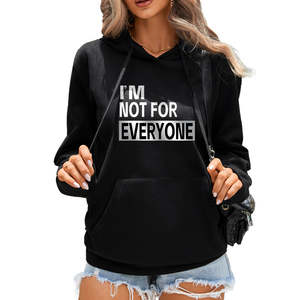 Sweat à capuche respirant de haute qualité pour femmes, streetwear, en coton mélangé, pour l'automne/hiver 2025 - Product Image 3