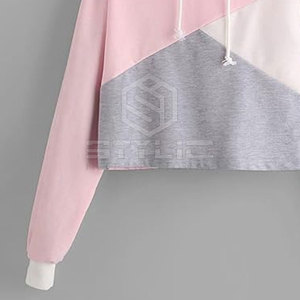 Nueva llegada de la ropa al aire libre sudaderas con capucha nueva moda transpirable Crop Top sudaderas con capucha para las mujeres de alta calidad Crop Top sudaderas con capucha - Product Image 6