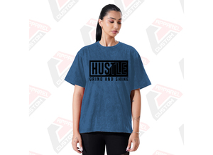 T-shirt élégant de lavage à l'acide pour femmes Appliques perles confortable à la mode écologique été hauts en Denim batik velours côtelé 100% - Product Image 5