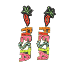 Vente en gros de boucles d'oreilles en perles Fiesta fabriquées à la main en plaqué or 14K & 24K bijoux de mode très vendus pour les occasions d'anniversaire - Product Image 1