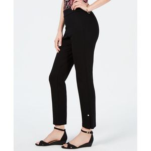 Pantaloni Eleganti da Donna JM Collection, Neri, Slim Fit, a Gamba Stretta, Vita Alta, Antirughe, Traspiranti, Adatti per l'Ufficio, Taglie M e XL - Product Image 3