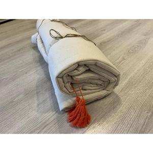 ROSEHAN Organic Raw Cotton 60x150cm All Seasons Portable Roll-Up Picnic Blanket <b>Sofa</b> Bench <b>Cover</b> <b>Seat</b> Mat - Product Image 5