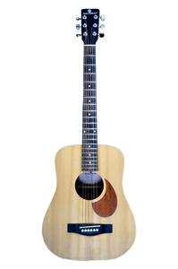 SOLOBEAT Guitarra Acústica Mini de 36 Pulgadas - Tamaño de Viaje, Cuerpo de Caoba, Tono Claro, Acabado Brillante, Estilo Vintage, Profesional, Apta para Principiantes - Product Image 3