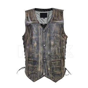 Chaleco de Cuero para Hombre, Color Sólido, Casual, Invierno, Alta Calidad, Transpirable, Personalizable, NEXX SPORTS NS-59015, Logotipo Personalizado - Product Image 1