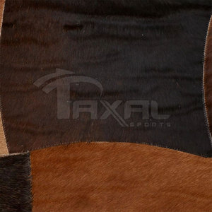 Meilleures ventes Produit populaire Tapis patchwork en cuir de vache quantité minimale de commande bas Tapis patchwork en cuir de vache au design unique - Product Image 4