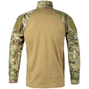 T-shirt foncé en coton de haute qualité T-shirt décontracté camouflage Chemises tactiques pour hommes - Product Image 6