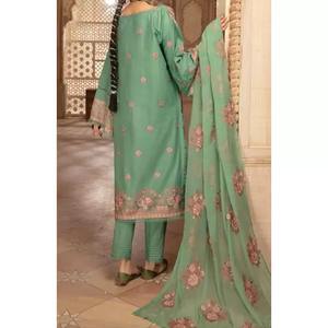 Shalwar Kameez de haute qualité pour femmes _ Nouvelle mode Shalwar Kameez en coton et soie pour femmes - Product Image 6