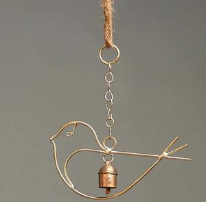 手工镀铜4个铃铛编钟节日圣诞铃铛门装饰金属壁挂圣诞节 - Product Image 6