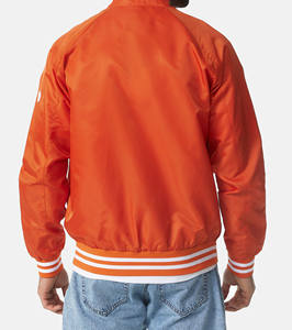 Event-Ready Satin Varsity Jacket OEM Bomber personalizado Estilo de béisbol con logotipo personalizado para pedidos grupales Varsity Jacket - Product Image 6