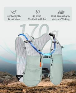 Trink rucksack Lauf weste Pack für Outdoor-Sportarten-Fließende Wasser blase für Frauen, Männer, Trink weste für Outdoor Trail - Product Image 2