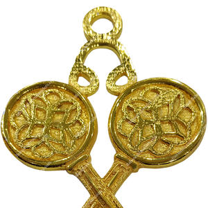 COLLIER D'OFFICIER REGALIA MAÇONNIQUE BIJOU DU TRÉSORIER DU RITE TRADITIONNEL FRANÇAIS - Product Image 3