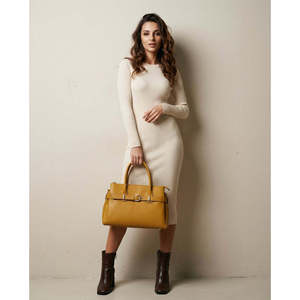 Bolso de Mano Suave en Piel Genuina Dollaro - Hecho en Italia - Art. 26069 - Product Image 2