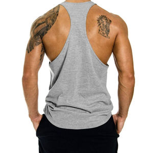 Chaleco de Yoga personalizado para hombre, Camiseta deportiva para Fitness, gimnasio, correr, Racerback, entrenamiento, camisas de Yoga, venta al por mayor - Product Image 4