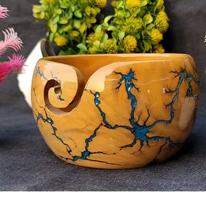 Modern High Quality Resin Yarn <b>Bowl</b> for <b>Knitting</b> and Crocheting Resin Yarn <b>Bowl</b> Handmade - Product Image 5