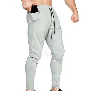 กางเกงวิ่งสำหรับผู้ชายชุดออกกำลังกายผ้าฝ้าย100% พิมพ์โลโก้ตามสั่ง - Product Image 4