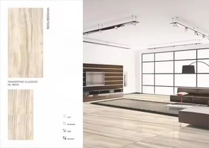 Techno Diseño de madera oscura 900X1800mm Azulejos de porcelana de mármol esmaltado de alto brillo 90x180cm Azulejos PGVT de 3x6 pies pulidos de China - Product Image 3