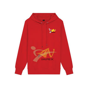 เสื้อสเวตเตอร์สวมหัวของผู้ชายมีฮู้ดพิมพ์ลายดิจิตอลวัสดุที่มีความยืดหยุ่นตามสั่ง - Product Image 2