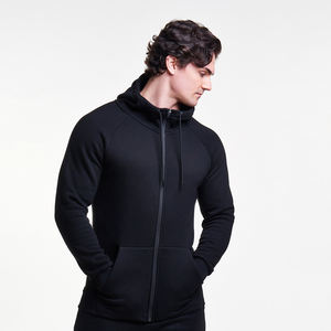 Custom Logo High Quality 3D Puff Printing 100% Cotton Hoodie Heavy Weight Full Zip Up Mens Oversized Hoodies - Product Image 1