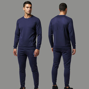 Jersey personalizado de talla grande 2025, chándal en blanco sólido de invierno de alta calidad, conjunto de chándales para hombre, chándal para correr - Product Image 3