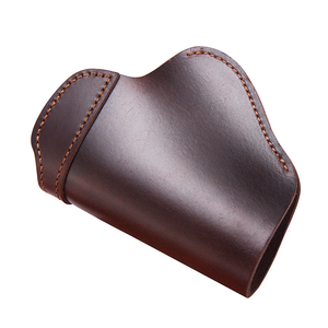 Funda para pistola de alta calidad hecha a medida de fabricante personalizada al por mayor con lazo para cinturón hecho de cuero auténtico táctico - Product Image 1