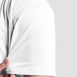 Solid Pattern <b>Tee</b> in <b>White</b> 100% Cotton Jersey Breathable and Compressed Custom Embroidery Sizes 180g and 240g - Product Image 5