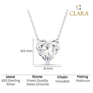 Collar con Colgante Solitario de Plata 'Deseo del Corazón', con Forma de Mariposa, Diamante y Baño de Oro Rodio, para Compromiso - Product Image 5