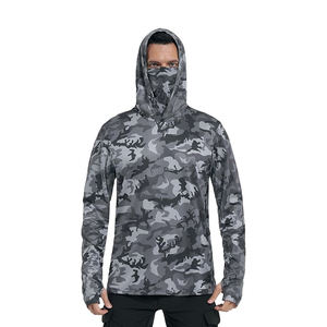 Sudadera con Capucha de Manga Larga con Camuflaje Unisex, Protección Solar UPF 50, Impermeable, Anti-UV, para Pesca, para Adultos - Product Image 4