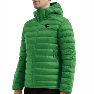Recién llegado, chaqueta acolchada a la moda, con capucha, cálida, personalizada, ligera, OEM, ODM, moda, Premium, 2025, abrigo de alta calidad - Product Image 3