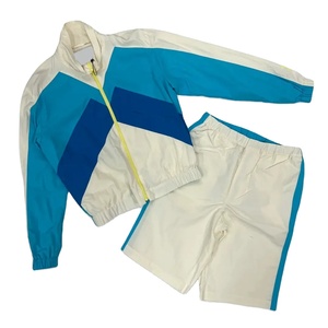 Conjunto Deportivo Unisex Personalizado XL de Dos Piezas con Cremallera, Pantalones Cortos Jogger y Chaqueta Cortavientos de Nylon Impermeable para Exteriores - Product Image 2