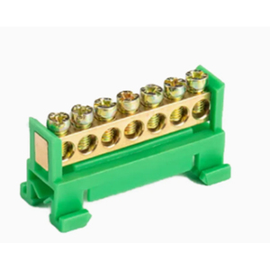 Trung tính Trái Đất thanh điện Din Rail busbar khối thiết bị đầu cuối với chủ - Product Image 2