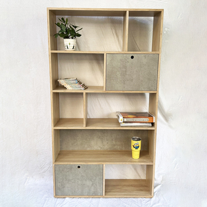 ชั้นวางหนังสือไม้อัด 5 ชั้น (100x30x180 ซม.) - ชั้นวางของอเนกประสงค์สำหรับสำนักงานและบ้านสไตล์โมเดิร์น - Product Image 3