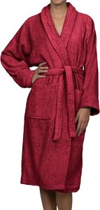 Custom Designed 100% Cotton Terry Bathrobes <strong>Super</strong> Absorbent and Soft Waffle &amp; Velour Fabric Thermal Plus Size Unisex <strong>Robes</strong> - Product Image 3