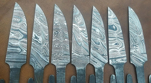 Lame fixe vierge Damas Full Tang Support OEM personnalisable de qualité bricolage en gros pour les détaillants Lames vierges Damas Full Tang - Product Image 3