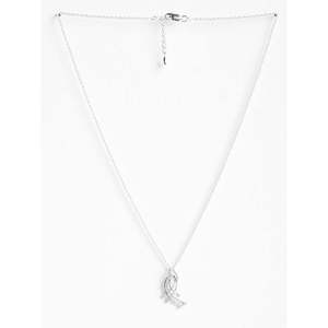 Collier pendentif iris en argent sterling 925 CLARA, diamant taille marquise, motif géométrique floral en rhodium avec zircon et opale - Product Image 3