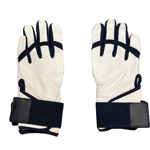 ถุงมือเบสบอลผิววัวทนทานห่วงตะขอสำหรับผู้เล่นซอฟต์บอลเบสบอลเป็นมิตรกับสิ่งแวดล้อมยืดหยุ่นพอดี - Product Image 1